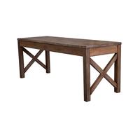 CLLXDZ Taburete Madera, Banqueta, Estilo Rústico Banco de Madera, Banqueta Dormitorio para Interiores, Exteriores, Dormitorios, Comedores, Hogares y Pasillos(Brown)