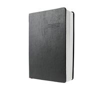 clobeau Classic Vintage Retro Funda de piel de grosor 480 páginas en blanco - Cuaderno (A5 diario Biblia Estudio Diario de viaje Memo Diary dibujo libro), recortes vida registros cuaderno Jotter work-book