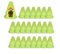 Cloches para Plantas de Exterior,24 Piezas Reutilizables De Y Verduras - Protectores Transparentes De Plantas | Para Cultivadores Verduras Frutas Patio Balcón Jardín Invernadero Vivero Parterre De Flo