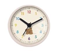 Clock for Bathroom , Waterproof Modern Cute Bear Clear Display No-Drill