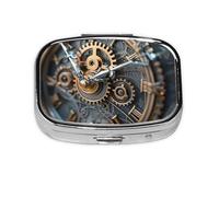 Clock Gear - Organizador de pastillas para guardar medicamentos, para bolsillo o viaje