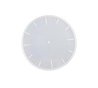 Clock Resin Mold - Round Time Design, Wall Clock Casting Shape, Epoxy Resin CastingFrame, SiliconeTime Form | Home Decor Craft Casting Wax Soap Clay Art Studio Display