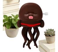 Clockwork Dancing Toy - Natasha Octopus Wind Up Wobbling Figure | Funny Crawling Mechanical Toy for Interactive Play and Entertainment | Portable Novelty Movement Toys for Kids Daily Fun Home School