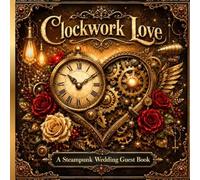 Clockwork Love: A Steampunk Wedding Guest Book for Timeless Romance & Cherished Memories