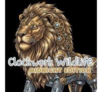 Clockwork Wildlife | Midnight Edition: Luxury Steampunk Mechanical Animal Coloring Book for Adults (Clockwork Wildlife : Luxury Steampunk Mechanical Animal Coloring Book for Adults)
