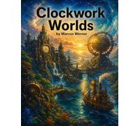 Clockwork Worlds: Meditative Steampunk Coloring Pages for Men - 30 Intricate Mechanical and Organic Designs, Single-Sided (Systems in Motion - Mens Mindfulness Coloring Books)