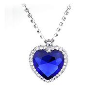 ClodeEU Collar para novia con forma de corazón hueco en forma de corazón de melocotón, collar para pareja, regalo de joyería para el día de San Valentín, joyería de moda, regalos para mujer, talla