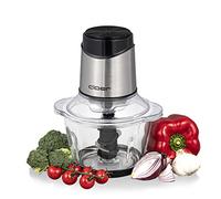 Cloer 6829 Multi Picadora Eléctrica, Cuchilla de Acero Inoxidable de 6 Cuchillas, para Picar y Mezclar Frutas, Verduras, Nueces, Carne, Aderezos y Salsas, 400 Vatios