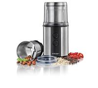 Cloer 7419 Molinillo eléctrico de café y especias con cuchilla de acero inoxidable, 350 vatios, para pesto, hierbas, nueces y granos, hasta 80 g de granos de café, tapa para protección de aromas