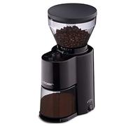 Cloer 7520 Molinillo de café eléctrico con amoladora de rebabas cónicas, 2-12 tazas, 300 g granos de café, 150 vatios, grado de molienda ajustable, negro