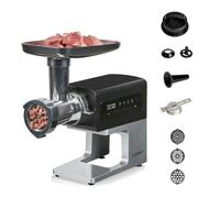 Cloer MG8010 Picadora de carne eléctrica con pantalla táctil y accesorios, 600 W