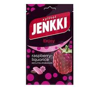 Cloetta Jenkki Xylitol Raspberry Chicle 1 Paquete of 100g
