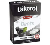 Cloetta Lakerol Dents pastillas sabor vainilla — 1 caja de 85 g