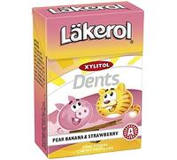 Cloetta Lakerol Pastillas Pera, Plátano y Fresa – 24 cajas de 85 g