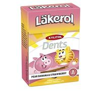 Cloetta Lakerol Pastillas Pera, Plátano y Fresa – 24 cajas de 85 g