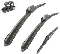 CLOIE para Mitsubishi Outlander 2007-2012 24 Pulgadas + 21 Pulgadas + 12 Pulgadas, reemplazo del Conjunto de limpiaparabrisas.