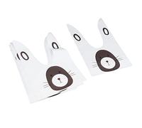 Cloimei 10 bolsas de embalaje dulces de dibujos animados lindos bolsas de almacenamiento de galletas de caramelo de oreja larga DIY para decoraciones de fiesta para hornear en casa (Bolsa de