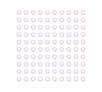Cloimei 100PCS 8mm Bandas para Patas de Paloma Anillos de Identificación de Plástico para Marcado y Seguimiento de Aves Anillos para Pies de Aves Reutilizables y Duraderos para PAL (Rosa)