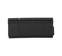 Cloimei 16 Uds bandeja para hornear apiladores ahorro de espacio rejilla de enfriamiento de alambre reutilizable soporte apilable para organización de cocina almacenamiento de plás (Corto 11,4-19,6