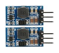 Cloimei 2 Unidades DC DC Step Up Module Boost Converter 1MHZ 93% de eficiencia para Motor LED Equipo Alimentado por batería ND0412SA 5V 6V 9V 12V Sobrecorriente Sobrevoltaje Protec (Comer)