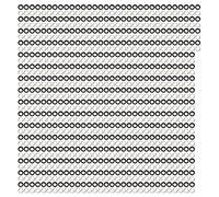 Cloimei 500 Juegos de Ojales de Ojales de 8 mm Kit de Ojales de Metal Redondos de Cobre de Hierro de Alta Resistencia con Arandelas para Manualidades, Costura, Reparación de Cuero, (Negro mate)