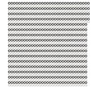 Cloimei 500 Juegos de Ojales de Ojales de 8 mm Kit de Ojales de Metal Redondos de Cobre de Hierro de Alta Resistencia con Arandelas para Manualidades, Costura, Reparación de Cuero, (Negro brillante)