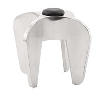 Cloimei Abridor de botellas de vino y champán de acero inoxidable de grado profesional, corcho espumoso con acabado pulido para bares y restaurantes en casa, color plateado