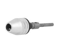 Cloimei Adaptador de portabrocas profesional sin llave, rango de sujeción de 0,3 mm a 3,4 mm con convertidor de vástago redondo de 2,35 mm para taladros eléctricos, herramientas ro