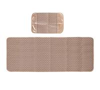 Cloimei - Alfombra de dormir de verano refrescante de ratán, plegable, portátil, duradera, cómoda para estudiantes en dormitorio, uso doméstico, tamaño 195 x 80 cm, 195 x 90 cm, 1 (80 x 195 cm)