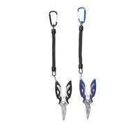 Cloimei Alicates de Pesca de Acero Inoxidable de Primera Calidad, Cortador de línea de Gancho Multiusos, abridor de Bucle Dividido, Tijeras Trenzadas, alicates, Equipo de Pesca par