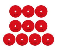 Cloimei Almohadillas de pulido de diamante Discos de lijado 10PCS 3 pulgadas Almohadillas de pulido en seco y húmedo de alto rendimiento para mármol Concreto Piedra Azulejos de cer