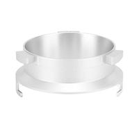 Cloimei Anillo dosificador de café en polvo, embudo de café manos libres de aleación de aluminio para 9 Series 9335 9155 9355 9665 para uso en el hogar y la Oficina (Plata)