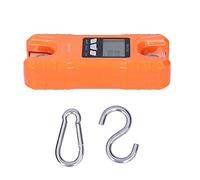 Cloimei Báscula colgante electrónica portátil Pantalla LCD de 500 kg con carcasa de plástico de ingeniería ABS Báscula de grúa de capacidad de 500 kg para pesaje industrial y pesca (Amarilla)