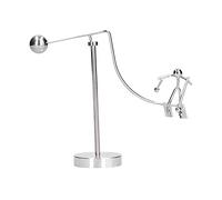 Cloimei Bola de Equilibrio de física de Acero Inoxidable, Columpio, decoración educativa para Escritorio, Adorno de Arte científico para Oficina y hogar, Regalo para aliviar el EST