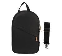 Cloimei Bolsa para Utensilios de Cocina para Acampar, poliéster Resistente, portátil, con múltiples Bolsillos, Organizador de Utensilios de Cocina, Bolsa de Almacenamiento para Acampar al (Negro)