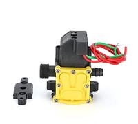 Cloimei Bomba de agua a presión de diafragma eléctrica de 12 V Bomba pulverizadora de alto rendimiento para agricultura de jardín Plástico duradero 8x7,5x4,8 cm 150 g con accesorio (AInicio y parada