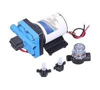 Cloimei Bomba de agua de micro diafragma 12V Bomba eléctrica autocebante de alta presión 11.3L min 3.0GPM para lavado de autos Riego de jardín de agua RV (F42-101-055-101 (12V))