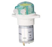 Cloimei Bomba peristáltica pequeña de 5 W Bomba de transmisión de líquido con transmisión de engranajes de bajo flujo para hidroponía de laboratorio 122 ML/MIN Estructura de plásti (12V)