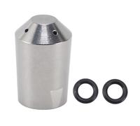 Cloimei Boquilla de máquina de café de acero inoxidable, boquilla de espuma de leche profesional, punta de varita de vapor, repuesto para máquinas de café expreso Rancilio, uso de (4 taza)