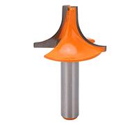 Cloimei Broca profesional para enrutador de bordes redondeados, vástago de 8 mm, profundidad ajustable, fresa para carpintería, carburo de tungsteno para proyectos de instalación d (8 X 31)