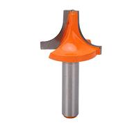 Cloimei Broca profesional para enrutador de bordes redondeados, vástago de 8 mm, profundidad ajustable, fresa para carpintería, carburo de tungsteno para proyectos de instalación d (8 X 28)