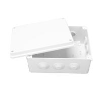 Cloimei Caja de conexiones para exteriores Caja eléctrica IP65 Caja de proyectos de plástico ABS universal para cableado industrial comercial residencial 255x200x120 mm