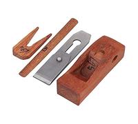 Cloimei Cepillo manual profesional para carpintería, cuerpo de teca de primera calidad con acero al manganeso para alisar la madera, dar forma y recortar proyectos de carpintería (180)