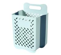 Cloimei Collapsible Wall Mounted Laundry Basket Foldable Space Saving Hamper Large Capacity Storage Organizer for Dirty Clothes Towels Plastic Design for Home Bathroom Dormitory