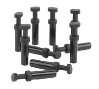 Cloimei Conector de montaje a presión para conectar, 100 piezas, conector de tubo neumático de grado industrial, accesorios de compresor de aire de plástico de 6 mm para sistemas n