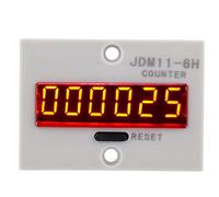Cloimei Contador electrónico JDM11 6H Pantalla LED de 6 dígitos Relé de entrada de señal sin voltaje para equipos industriales y sistemas de automatización (CA 220 V.)