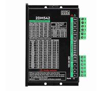 Cloimei Controlador de motor paso a paso digital 2 fases 2DM542 Controlador de motor con algoritmo de control PI Bajo ruido Baja vibración Bajo calor 20 50 VCC Voltaje de entrada p