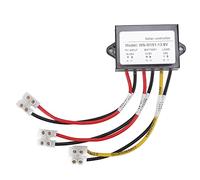 Cloimei Controlador solar MPPT 150W 10A Circuito rectificador síncrono de alta argador de panel solar IP67 con salida de carga nocturna fotosensible para farolas solare (13,8 V)