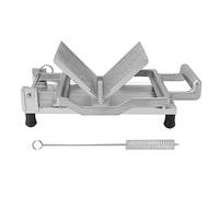Cloimei Cortador de queso de acero inoxidable, rebanador de tostadas y sándwich de pan de mano con líneas de escala, base antideslizante para cocina, uso doméstico, aleación de alu (20mm)