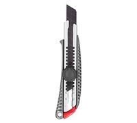 Cloimei Cuchillo multiusos de aleación, cortador retráctil de cajas con herramienta de corte profesional resistente y afilada para cajas de cartón, embalajes, uso en oficina, 19 mm